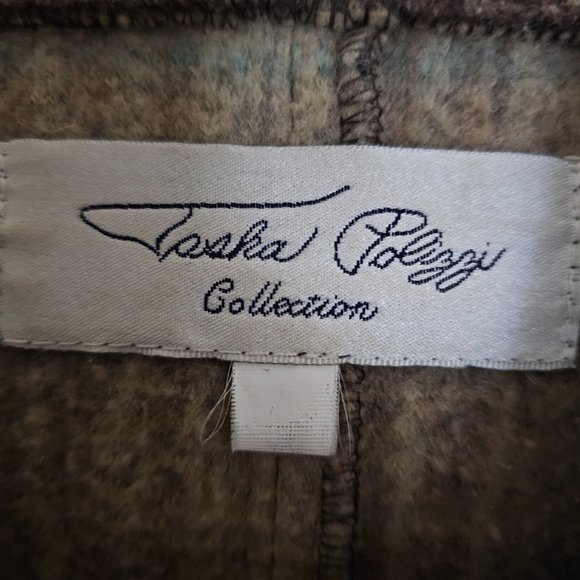 Tasha Polizzi Collection Western Style Coat w/Belt-Large - Picture 5 of 6